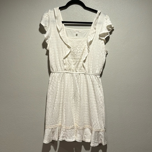 NWT Maurice’s cream flowy dress - Picture 1 of 5